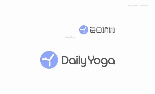 新浦京8883Daily yoga 每日瑜伽品牌设计(图1)