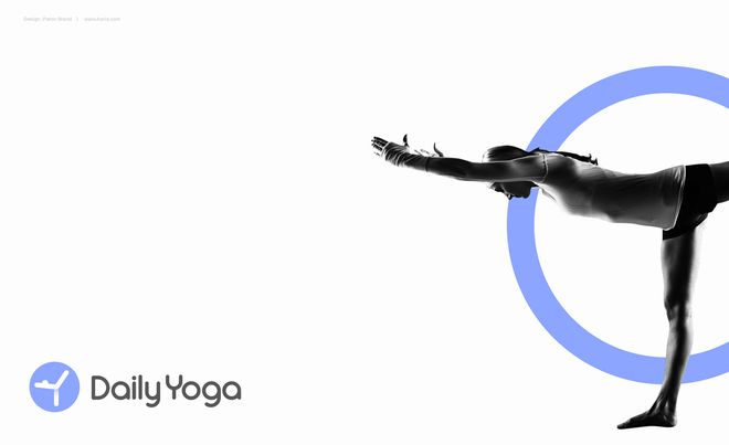 新浦京8883Daily yoga 每日瑜伽品牌设计(图2)